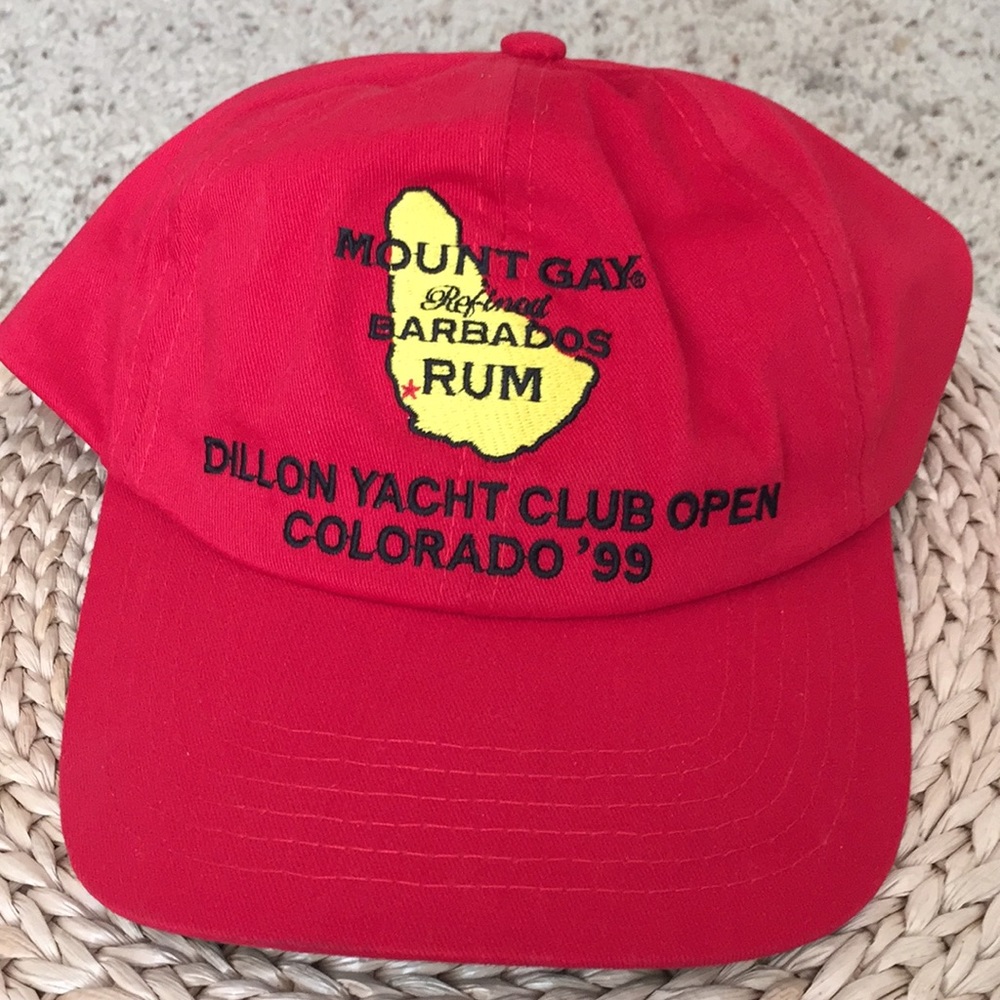 Mount gay rum sailing hat- new vintage